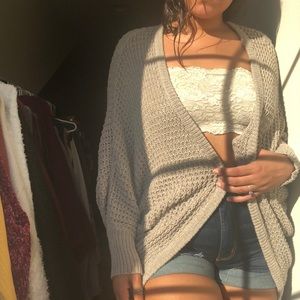 Tan nit cardigan